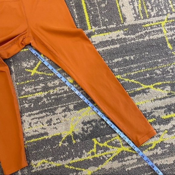 LaHana Active Burnt Orange High Rise 7/8 Workout Athletic  Leggings Medium - Picture 9 of 9